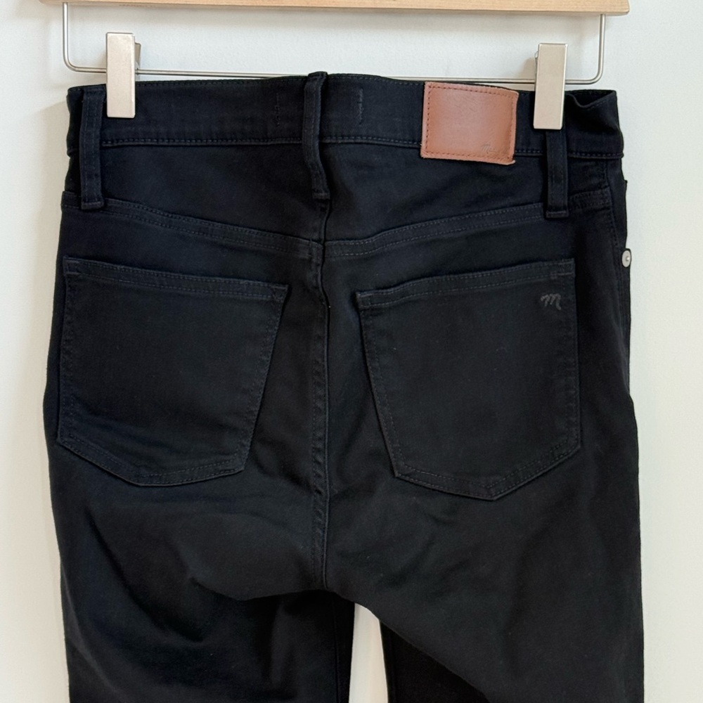 Madewell True Black Midrise Skinny Jeans
